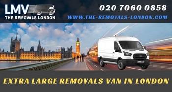 Extra Large Removals Van with a Driver in Acton Central W3