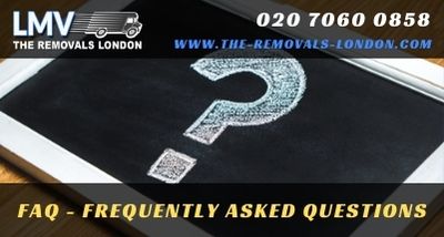 Frequently Asked Questions to The Removals London