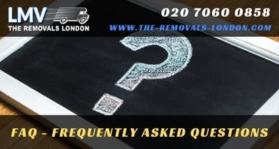 Frequently Asked Questions to THE REMOVALS LONDON