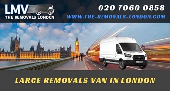 Large Removals Van with a Driver in East London