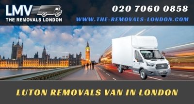 Luton Removals Van with a Driver in London