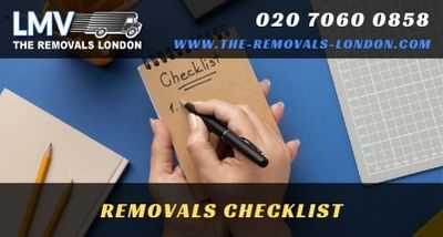 Removals Checklist