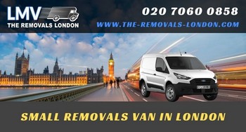 Small Removals Van with a Driver in All Saints, E14
