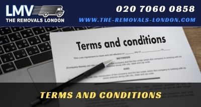 Removals Service Terms & Conditions