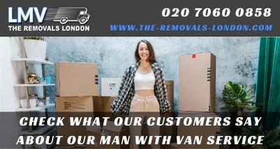  The driver from The Removals London was very friendly and helpful