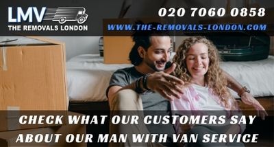 Review on Man and Van from Isle of Dogs N7 to Hampstead NW3