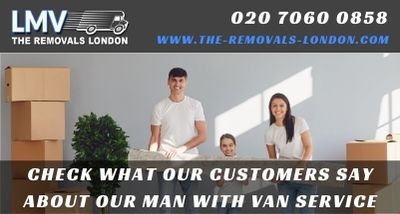 Customer was really impressed with Removals London service
